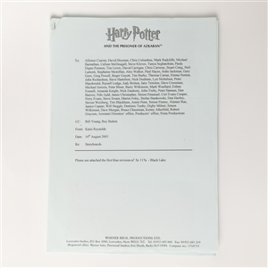 Harry Potter and the Half Blood Prince (2009) - Annotated Storyboard Collection