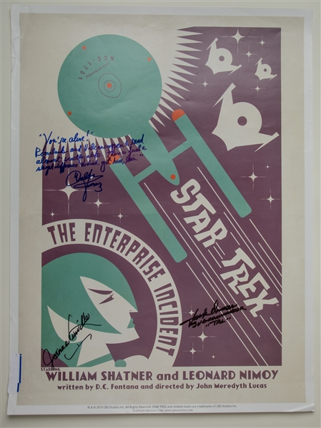 Star Trek episode “The Enterprise Incident” Poster 
