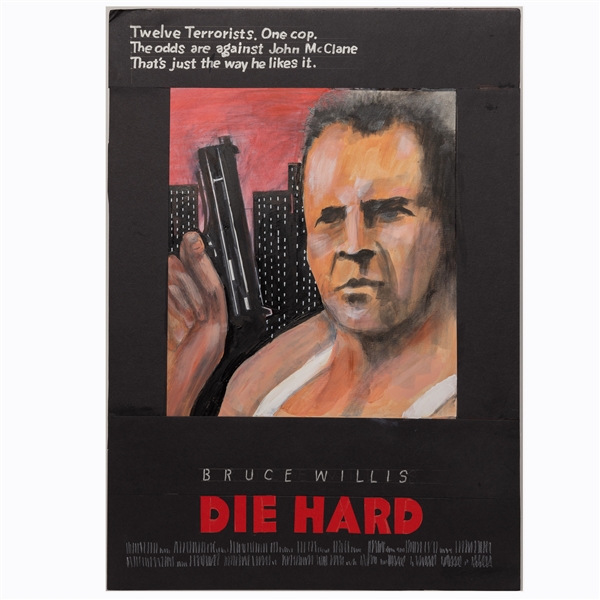 Die Hard (1988) - Original Poster Concept Artwork