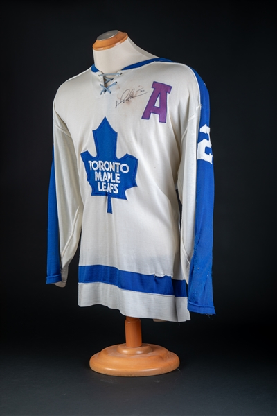 Sittler Game Used Leafs Jersey