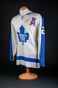 Sittler Game Used Leafs Jersey