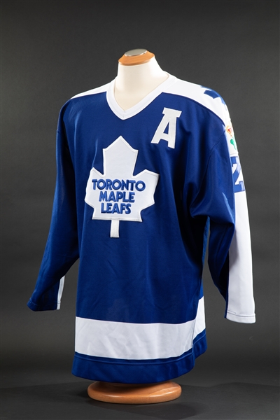 Borje Salming Game Used Leafs Jersey