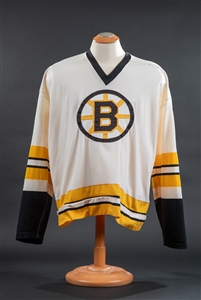 Gilles Gilbert Game Used Bruins Jersey