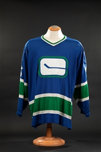 Don Tannahill Game Used Canucks Jersey