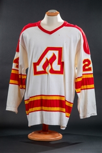 Dean Talafous Game used Flames  Jersey