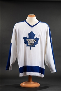 Paul Harrison Game Used Leafs Jersey