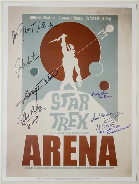 Star Trek: Inscribed Original Series Poster “Arena”
